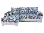 Угловой диван Каламбур 3 с накладными подлокотниками в Джанкое