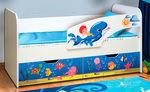 Кровать детская с фотопечатью Дельфин ЛДСП в Джанкое
