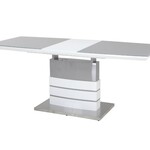 Стол обеденный раскладной OKT-211-2 (140/180) (Бело-серый) в Джанкое